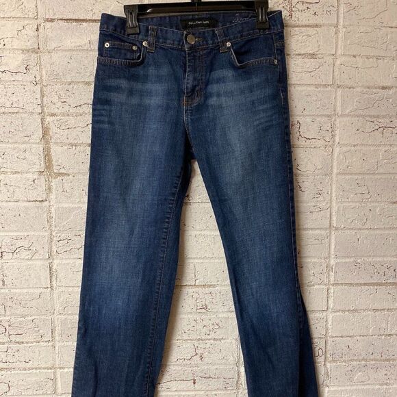 Calvin Klein Jeans Bootcut Dark Wash Size 8 (29) - Picture 1 of 8